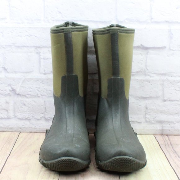 The Original Muck Boot Company Unisex Green Rubber Waterproof Rain Boots 13-13.5 - Picture 4 of 8